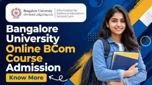 Bangalore University Online BCom Course Admission 2026