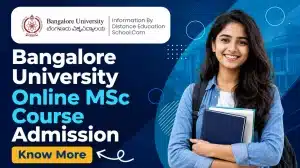 Bangalore University Online MSc Course Admission 2026